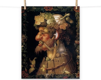 Poster Automne de Giuseppe Arcimboldo mat
