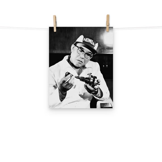 Soichiro Honda Matte Poster - Etsy