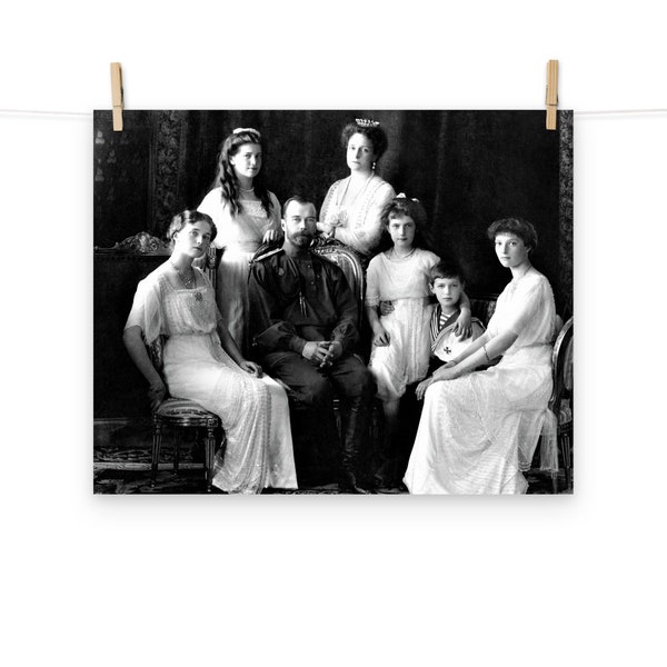 Russian Imperial Family (Romanov Family) Matte Poster