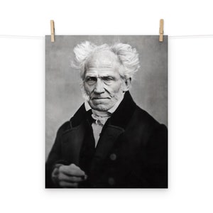 Poster opaco di Arthur Schopenhauer