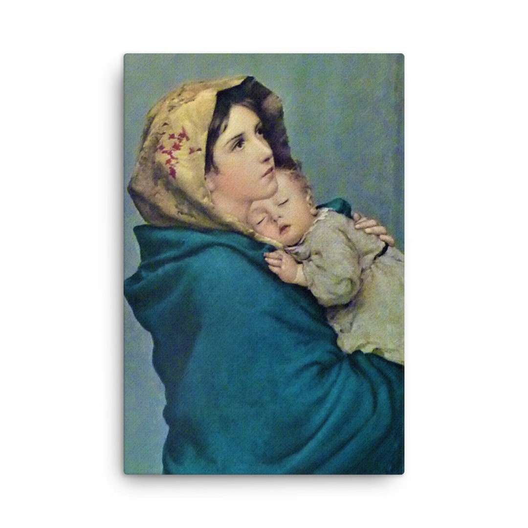 The Madonna of the Street by Roberto Ferruzzi Canvas - Etsy