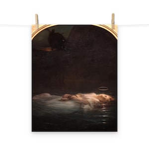 The Young Martyr by Paul Delaroche Matte Poster