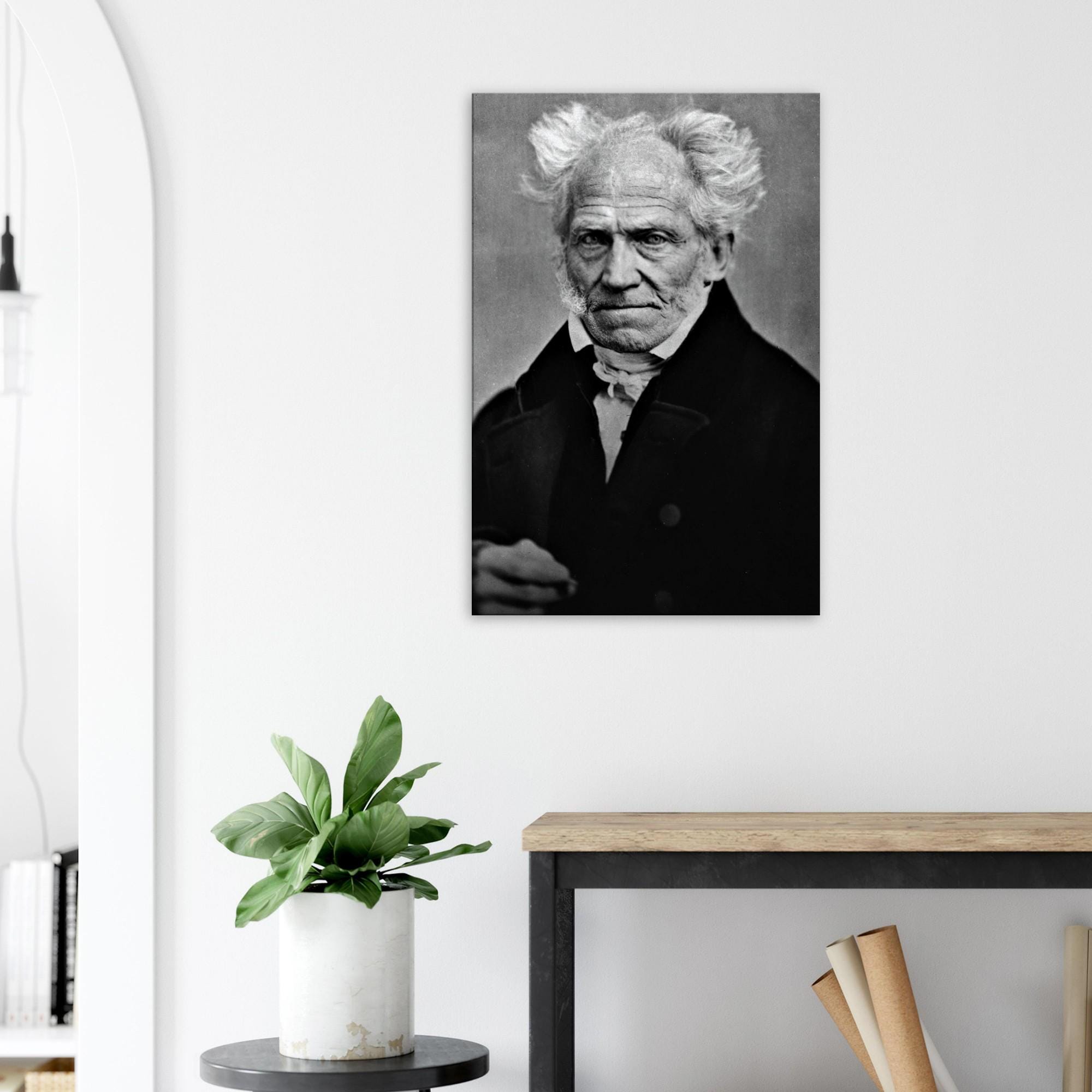 Arthur Schopenhauer Canvas - Etsy