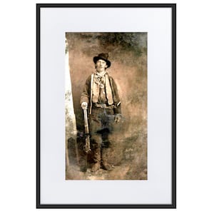 Billy the Kid Framed Poster with Mat