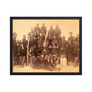 Buffalo Soldiers Framed Poster