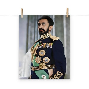 Haile Selassie I Matte Poster