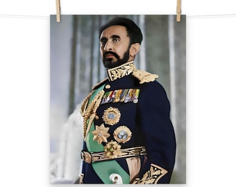 Póster Haile Selassie I mate