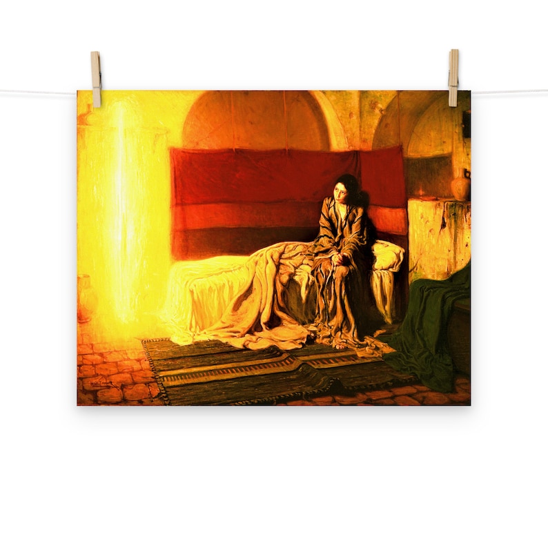 The Annunciation by Henry Ossawa Tanner Matte Poster