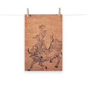 Lao Tzu, Taoist Art Matte Poster