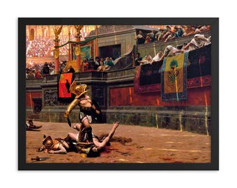 Pollice Verso by Jean-Leon Gerome Framed Poster