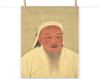 Póster mate de Genghis Khan