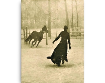 The Horse Trainer By Felix Thiollier Canvas