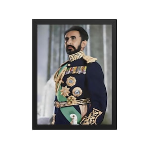 Haile Selassie I Framed Poster