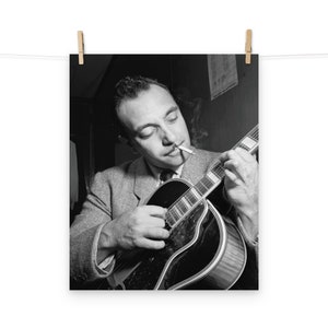 Cartel mate de Django Reinhardt