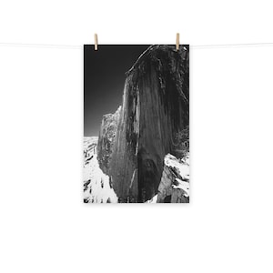 Monoliet, het gezicht van Half Dome, Yosemite National Park, Californië door Ansel Adams Matte poster
