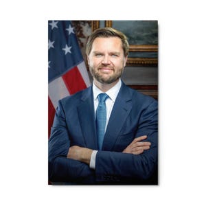 Vice President JD Vance Official Portrait 2025 Metal Poster