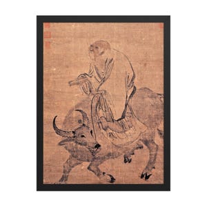 Lao Tzu, Taoist Art Framed Poster