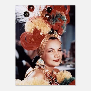 Carmen Miranda Matte Poster