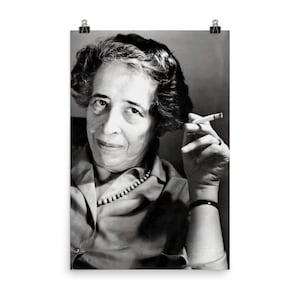 Hannah Arendt Matte Poster