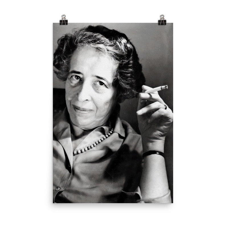 Hannah Arendt Matte Poster