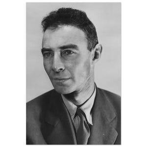 J. Robert Oppenheimer Matte Poster