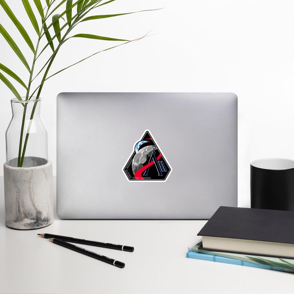 Artemis II Patch Sticker - Etsy