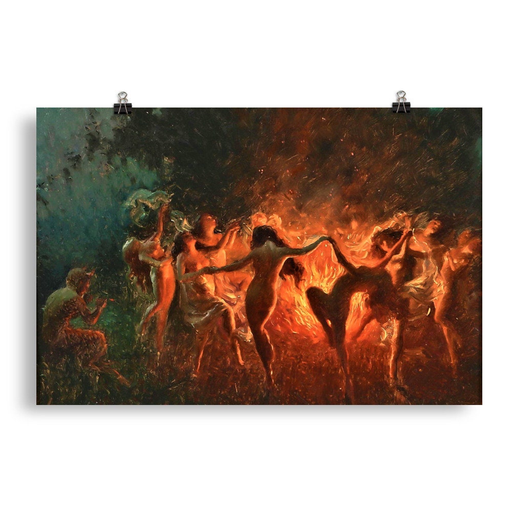 Fire Dance by Joseph Tomanek Matte Poster - Etsy