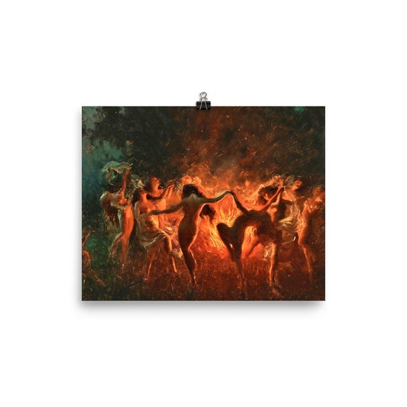 Fire Dance by Joseph Tomanek Matte Poster - Etsy