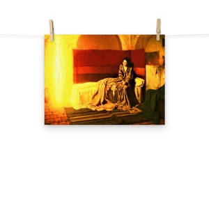 The Annunciation by Henry Ossawa Tanner Matte Poster