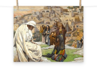 Jesus Wept by James Tissot Matte Poster