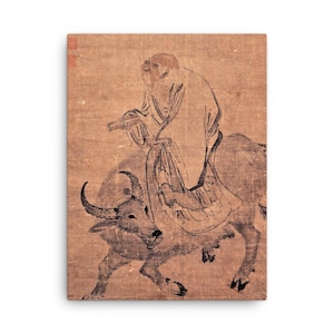 Lao Tzu, Taoist Art Canvas