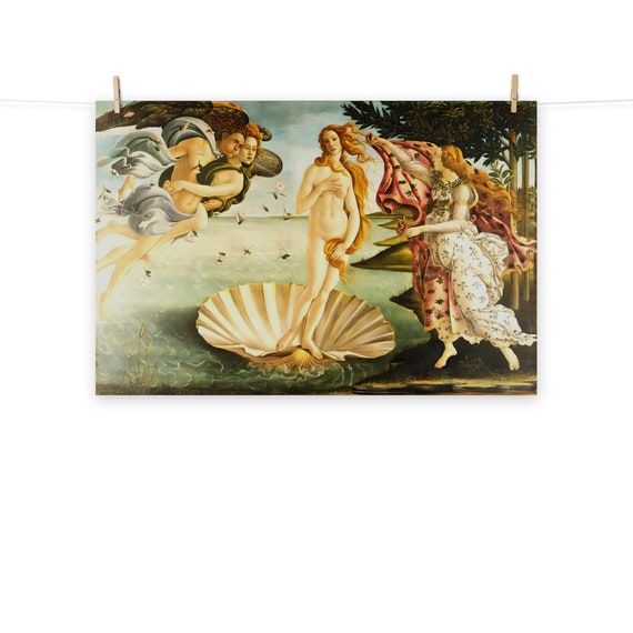 The Birth of Venus by Sandro Botticelli Matte Poster - Etsy