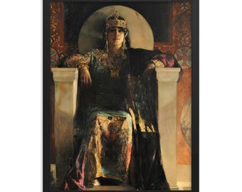 Empress Theodora by Benjamin Constant Framed Poster