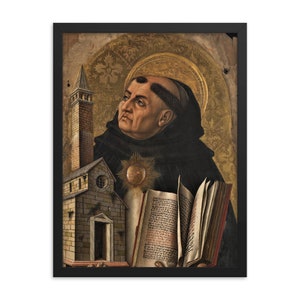 St. Thomas Aquinas Framed Poster