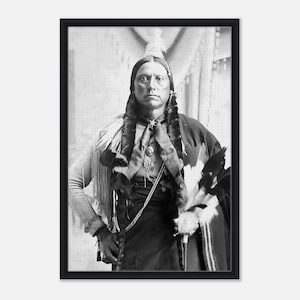 Chief Quanah Parker (Comanche Nation) Framed Canvas