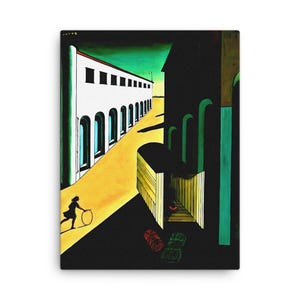 Mystery And Melancholy By Giorgio De Chirico Canvas