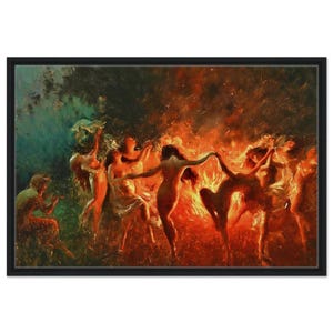 Fire Dance by Joseph Tomanek Framed Canvas