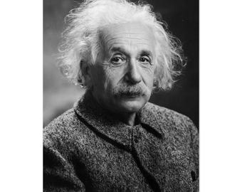 Albert Einstein Matte Poster