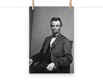 Abraham Lincoln by Mathew Brady Matte Poster