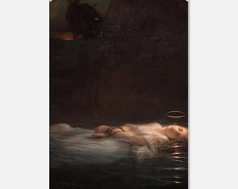 ポール・ドラローシュ - 若き殉教者 (1855) 手描き美術館品質のロール