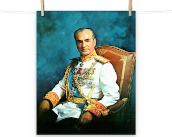 Mohammad Reza Pahlavi Matte Poster