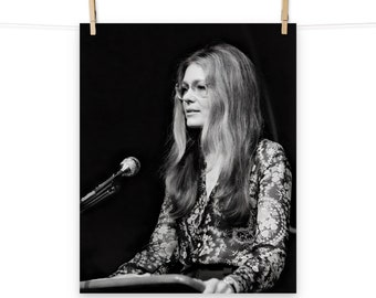 Gloria Steinem Matte Poster