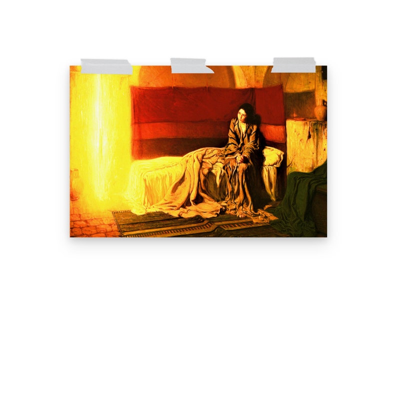 The Annunciation by Henry Ossawa Tanner Matte Poster