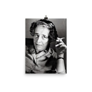 Hannah Arendt Matte Poster
