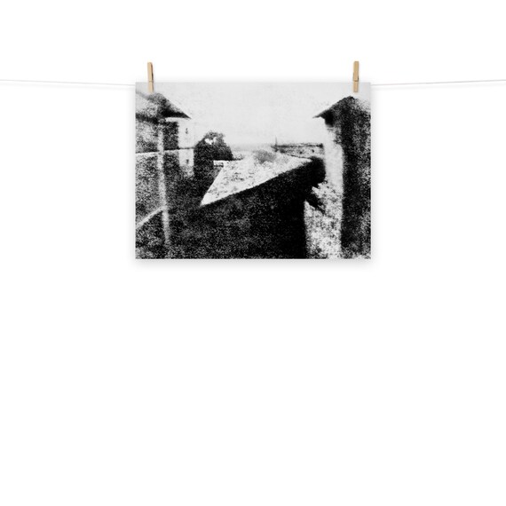 The First Photo Ever Taken (view From the Window at Le Gras) Matte