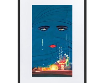 Celestial Eyes by Francis Cugat Framed Poster with Mat