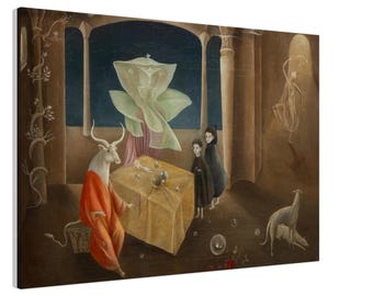 Leonora Carrington Oil Painting on Canvas - Etsy UK