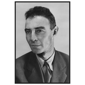 J. Robert Oppenheimer Framed Poster