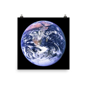The Blue Marble Matte Poster