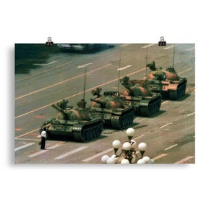 Tank Man Tiananmen-plein juni 1989 matte poster